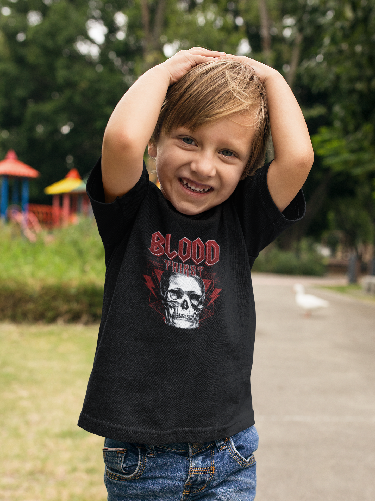 metal t-shirt kids sustainable